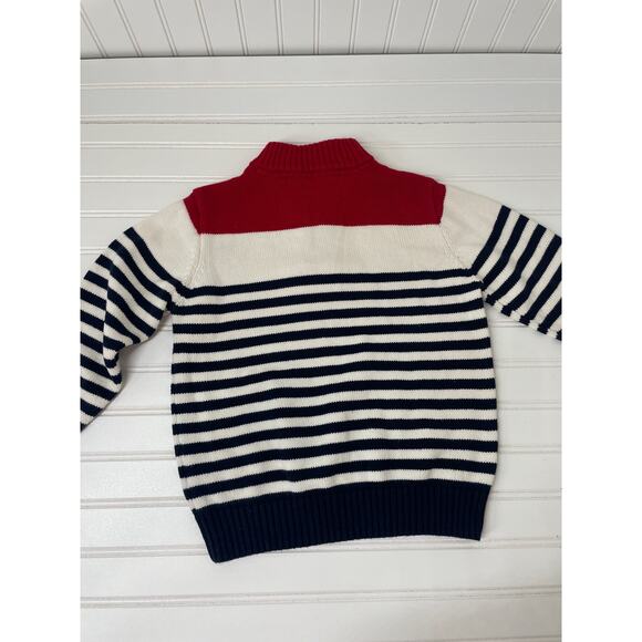 Tommy Hilfiger Striped Quarter Zip Pullover - Academics Pants Boys Bundle Size 6 - Picture 3 of 7